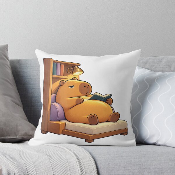 Item preview, Cozy Reading Capybara – Introvert Book Lover designed and sold by LazyPaw Design.