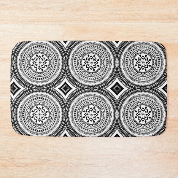 Item preview, Black Flower Mandala designed and sold by MidnightDr3am.