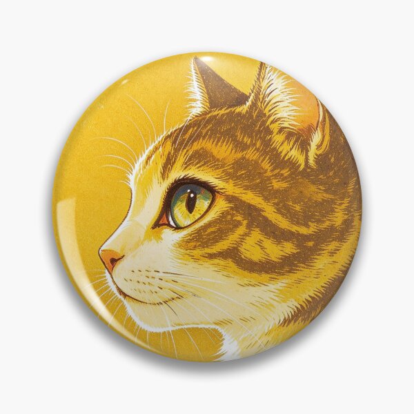 Item preview, Golden Chinese Style Orange Cat Portrait designed and sold by MOTI99.