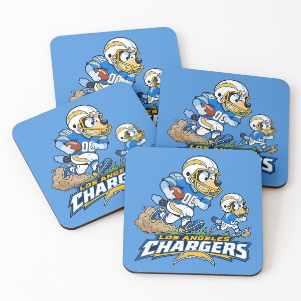Item preview, Los Angeles Chargers Team Funny Blueys and Dad Football Players designed and sold by Justice Geovanni.