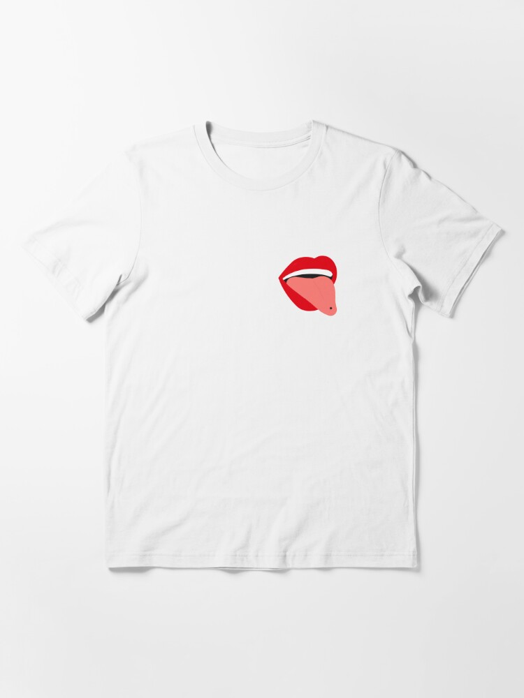 shirt with lips and teeth