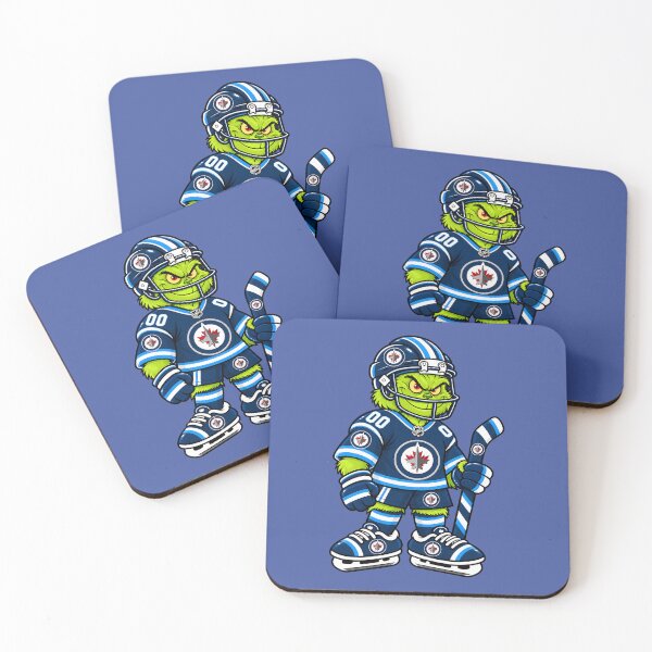 Item preview, Winnipeg Jets Team Funny Grinch Ice Hockey Player designed and sold by Noelle Gordon.