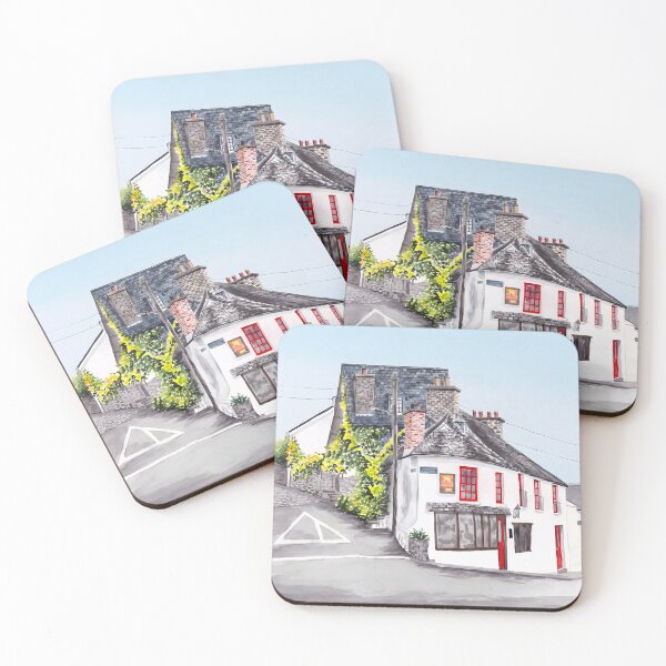 Item preview, Kinsale Ireland Watercolor Print – Irish Village Coastal Art designed and sold by POSTERIOCREW.