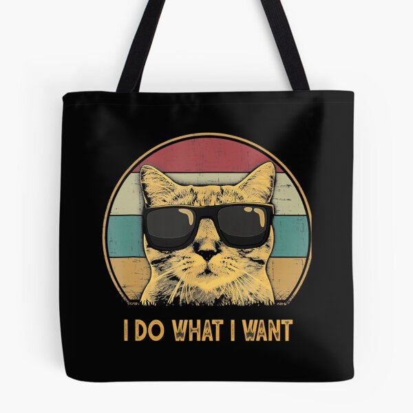 Item preview, Retro I Do What I Want Cat Funny Cat Lover Tee designed and sold by mcnally-lzola.