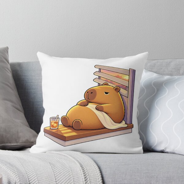 Item preview, Capybara Sunset Daydreaming – Quiet Moments designed and sold by LazyPaw Design.