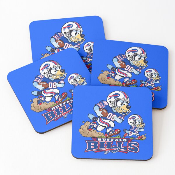 Item preview, Buffalo Bills Team Funny Blueys and Dad Football Players designed and sold by Justice Geovanni.