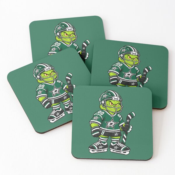 Item preview, Dallas Stars Team Funny Grinch Ice Hockey Player designed and sold by Noelle Gordon.