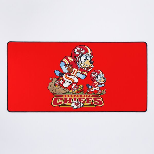 Item preview, Kansas City Chiefs Team Funny Blueys and Dad Football Players designed and sold by Justice Geovanni.