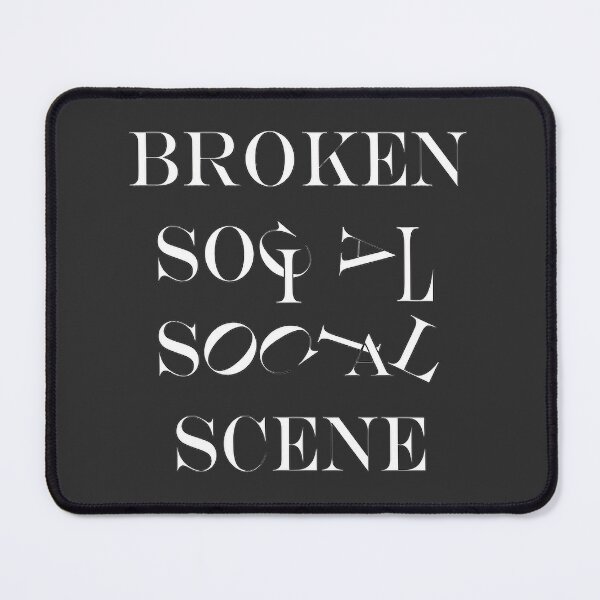 Item preview, Broken Social Scene Abstract Art Design with Bold Typography designed and sold by Puzzle-World.