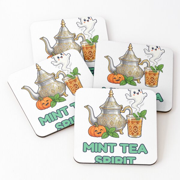 Item preview, Mint Tea Spirit – Moroccan Teapot Cute Ghost Halloween designed and sold by marwanerrady.