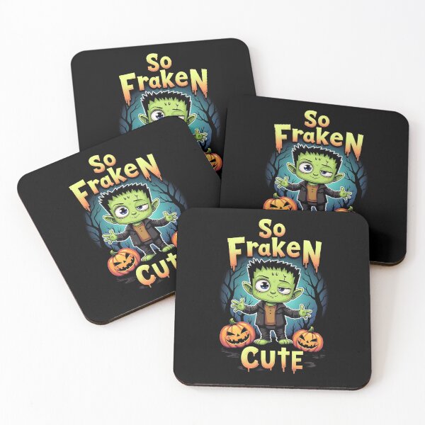 Item preview, So Fraken Cute Halloween Gift Frankenstein Monster Joke designed and sold by Say It With Ink.