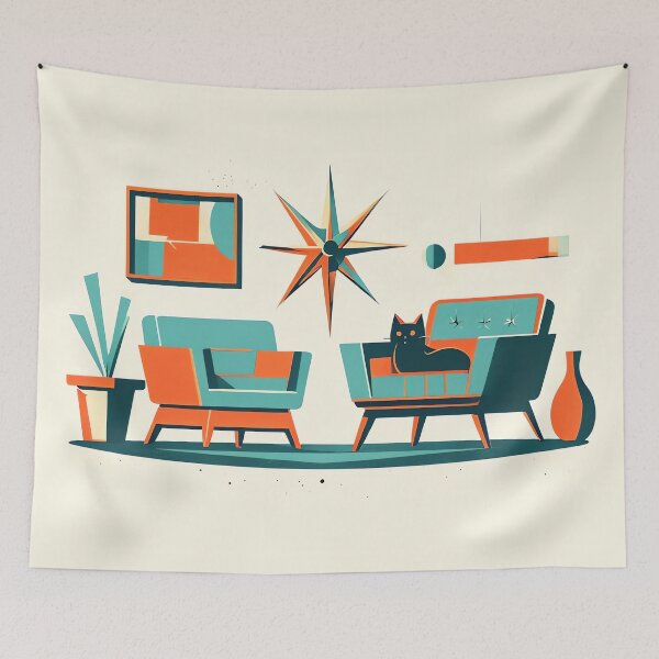 Item preview, Atomic Cat Nap designed and sold by ONYX Pixee.