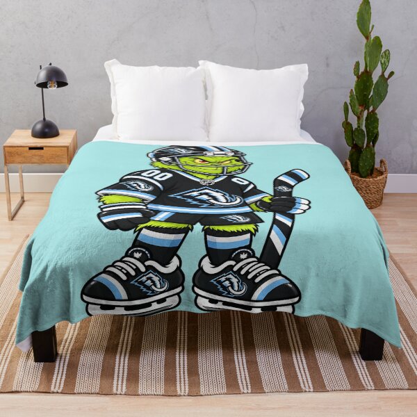 Item preview, Utah Mammoth Team Funny Grinch Ice Hockey Player designed and sold by Noelle Gordon.
