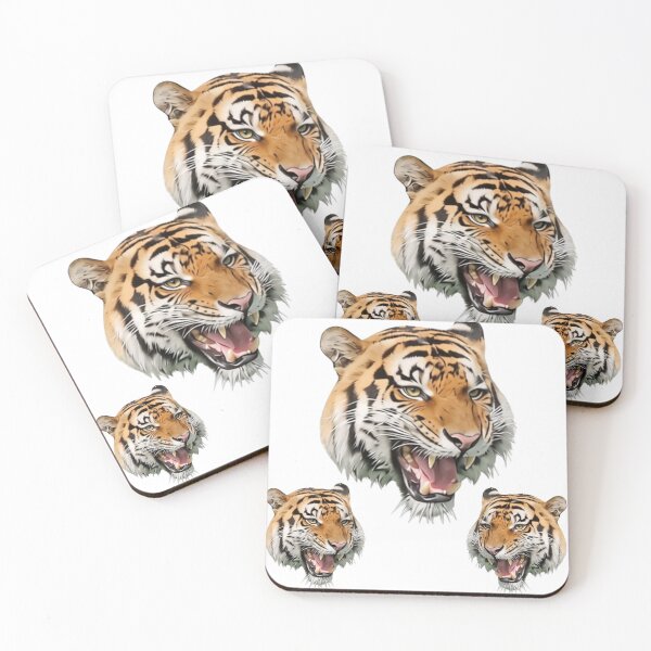 Item preview, Tiger Face Realistic Animal Photography designed and sold by Debsgiftware .