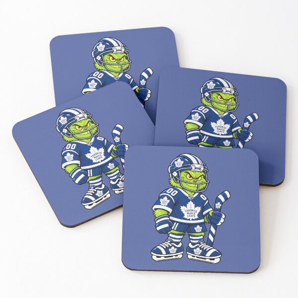 Item preview, Toronto Maple Leafs Team Funny Grinch Ice Hockey Player designed and sold by Noelle Gordon.