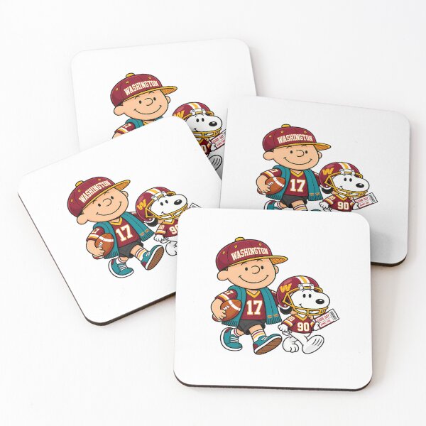 Item preview, Charlie Brown Snoopy Washington Commanders Game Day Friends designed and sold by JaydaDickens.