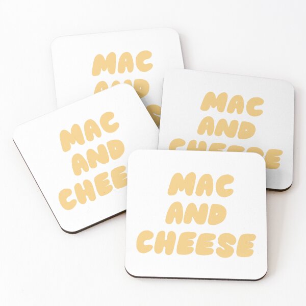 Item preview, Mac and Cheese - Playful Foodie Lettering in Cheesy Yellow designed and sold by ModdiesColors.