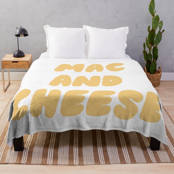 Item preview, Mac and Cheese - Playful Foodie Lettering in Cheesy Yellow designed and sold by ModdiesColors.