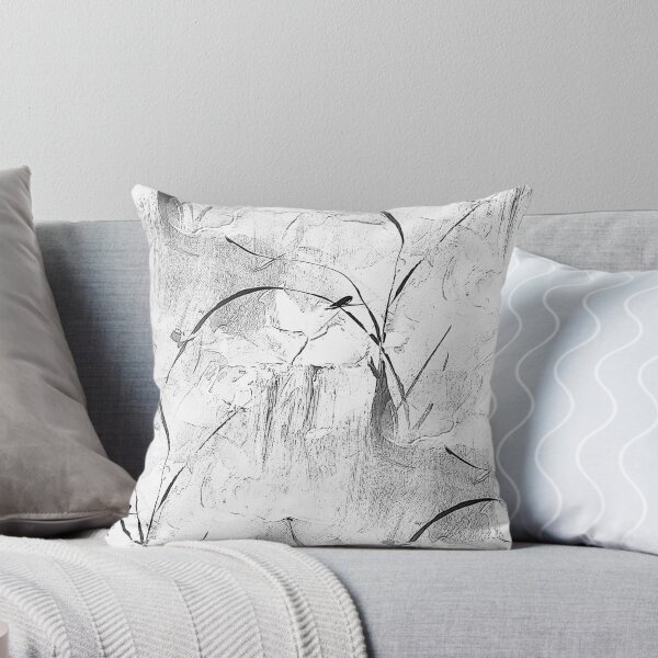 Item preview, Impressionistic Bird Flower Garden in White designed and sold by Artistestella.