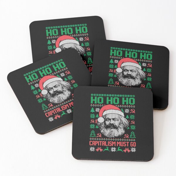 Item preview, Philosophy Ugly Christmas Karl Marx Ho Capitalism Must Go designed and sold by GrandeDuc.