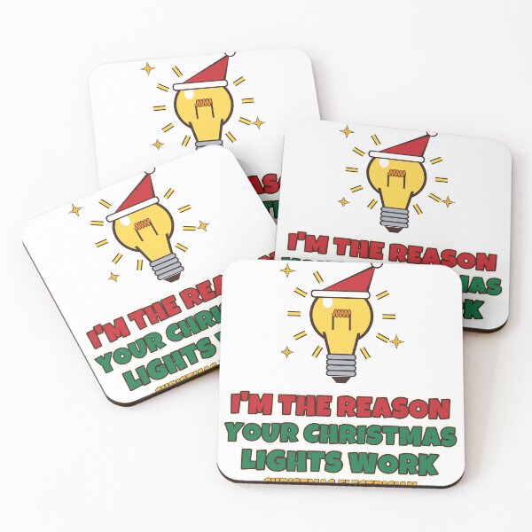 Item preview, I'm The Reason Your Christmas Lights Work Funny Electrician Christmas designed and sold by Bornprints.