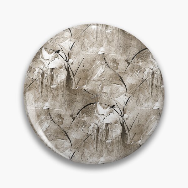 Item preview, Impressionistic Bird Flower Garden in Brown designed and sold by Artistestella.
