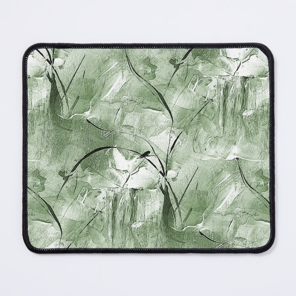 Item preview, Impressionistic Bird Flower Garden in Green designed and sold by Artistestella.