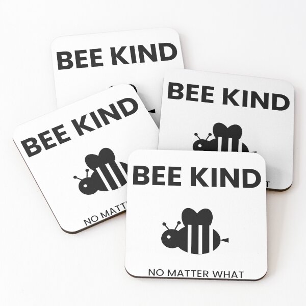 Item preview, Bee Kind No Matter What Cute Positive Quote Minimalist Bee Art Design designed and sold by MAC Studio Wear.