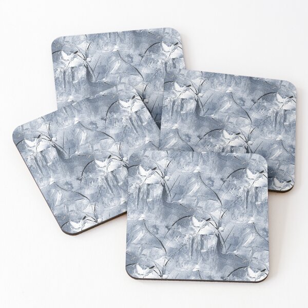 Item preview, Impressionistic Bird Flower Garden in Blue designed and sold by Artistestella.