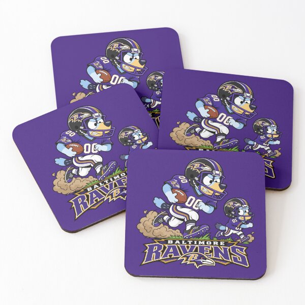 Item preview, Baltimore Ravens Team Funny Blueys and Dad Football Players designed and sold by Justice Geovanni.