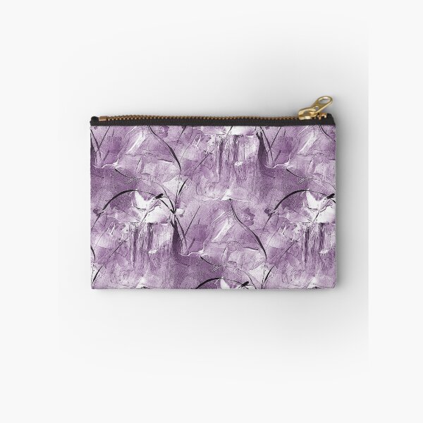 Item preview, Impressionistic Bird Flower Garden in Mauve designed and sold by Artistestella.