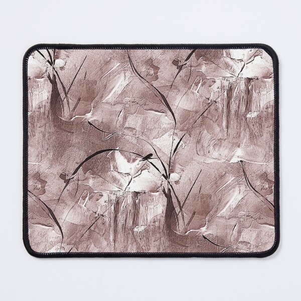 Item preview, Impressionistic Bird Flower Garden in Maroon designed and sold by Artistestella.