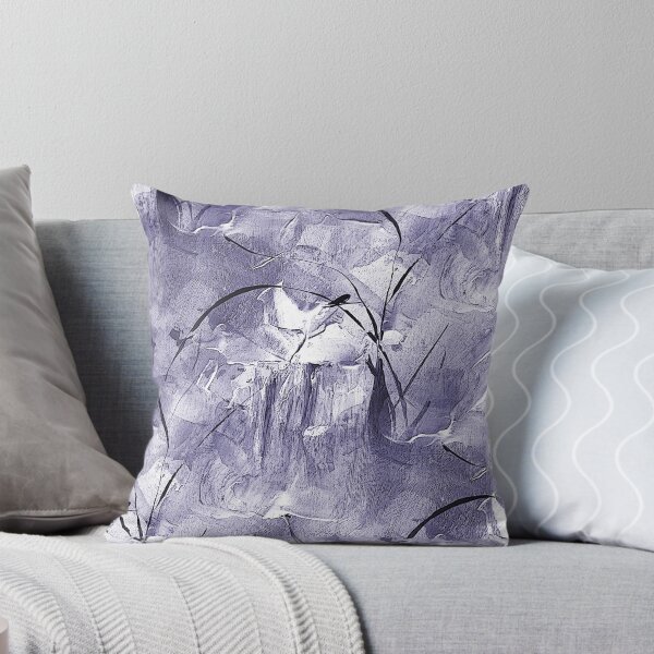 Item preview, Impressionistic Bird Flower Garden in Purple designed and sold by Artistestella.
