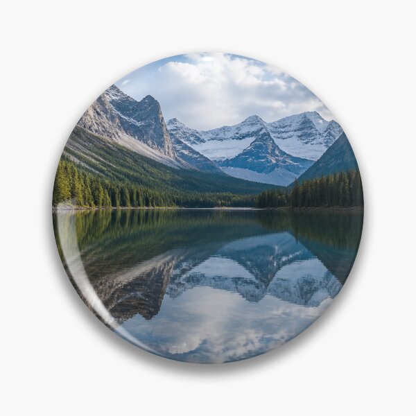 Item preview, Snow-Capped Mountain Lake – Alpine Wilderness and Scenic Reflections designed and sold by ThatSurreyLife.
