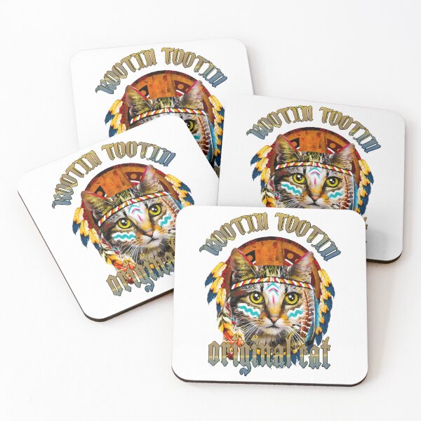 Item preview, American Indians Rootin Tootin Cowboy Cat designed and sold by shook-jessika.