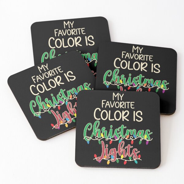 Item preview, My Favorite Color Is Christmas Lights designed and sold by Leslie Makes Stuff.