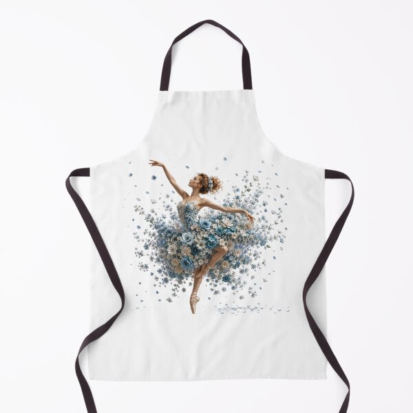 Item preview, Blue Floral Ballerina designed and sold by MichalHau.