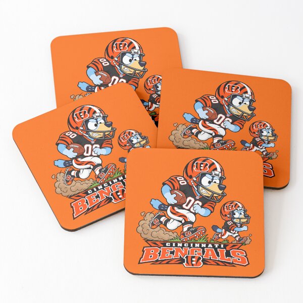 Item preview, Cincinnati Bengals Team Funny Blueys and Dad Football Players designed and sold by Justice Geovanni.