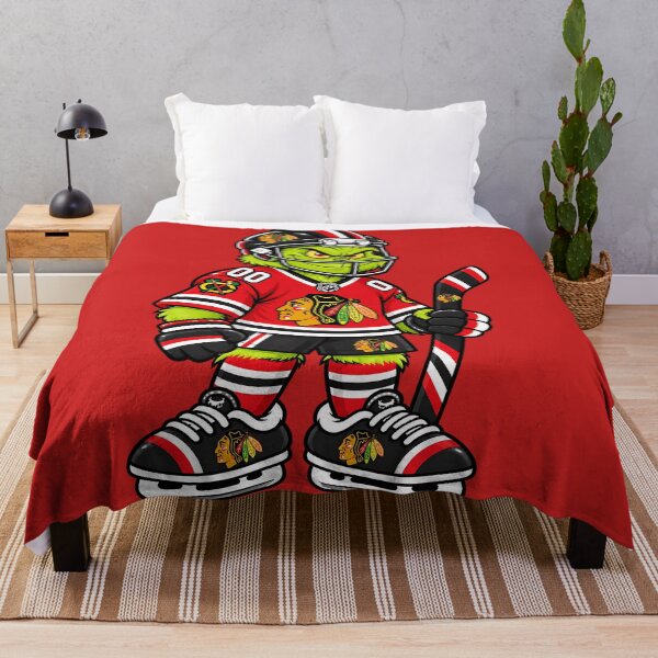 Item preview, Chicago Blackhawks Team Funny Grinch Ice Hockey Player designed and sold by Noelle Gordon.