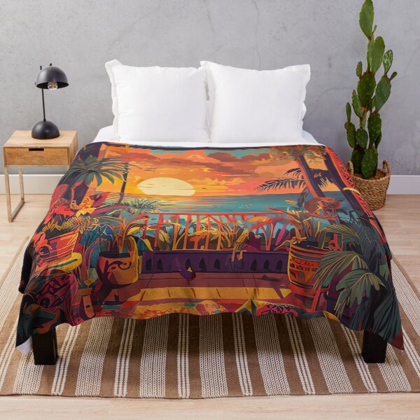 Item preview, Tropic Balcony Retreat designed and sold by ONYX Pixee.