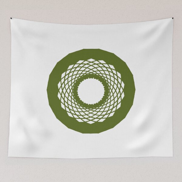 Item preview, Geometric Spiral Mandala | Sacred Geometry Abstract Design designed and sold by Peaceful Lotus Home Design.