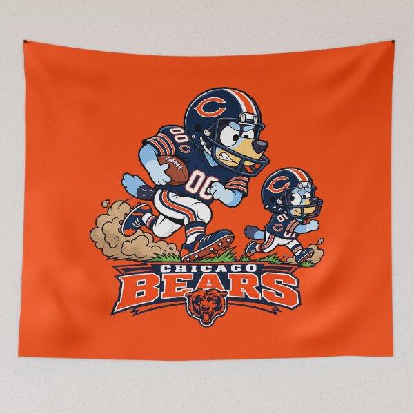 Item preview, Chicago Bears Team Funny Blueys and Dad Football Players designed and sold by Justice Geovanni.