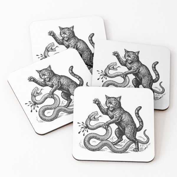 Item preview, Cat vs Snake designed and sold by Pintwich.