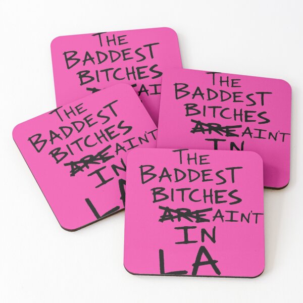 Item preview, Baddest b in LA poster designed and sold by ellmoswrld.
