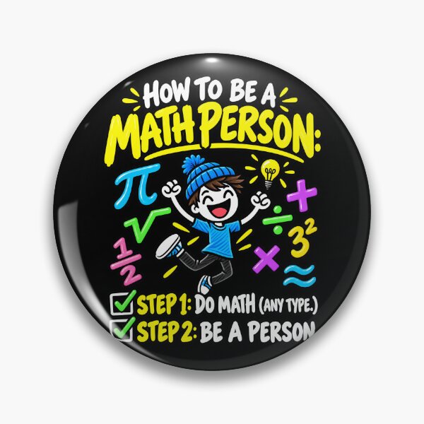 Item preview, How to Be a Math Person – Funny Math Humor Step 1 Do Math Step 2 Be a Person designed and sold by PosiMCreations.