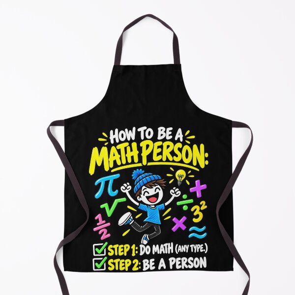 Item preview, How to Be a Math Person – Funny Math Humor Step 1 Do Math Step 2 Be a Person designed and sold by PosiMCreations.