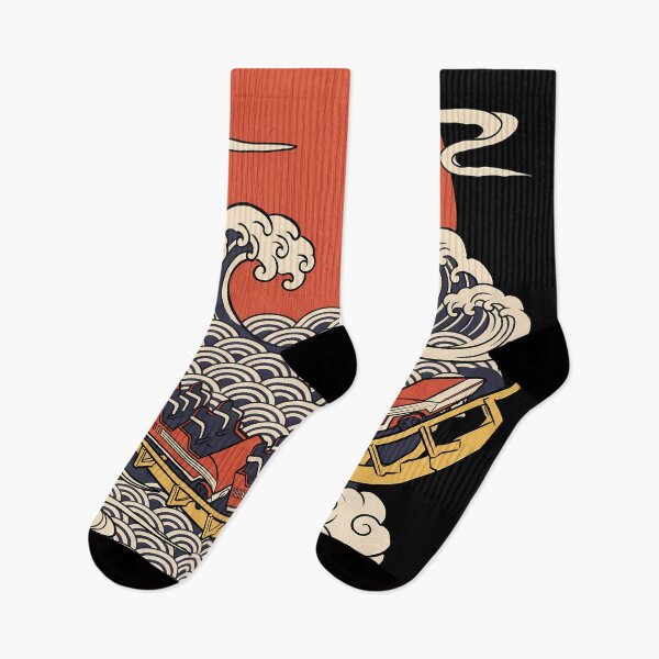 Item preview, A Runaway Coaster RollerCoaster Tycoon Ukiyo-e Anime Gaming Streetwear Tee designed and sold by Senpaiwaves.