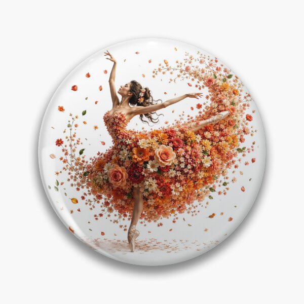 Item preview, Floral Ballerina  designed and sold by MichalHau.