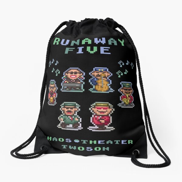 Runaway Five Drawstring Bag