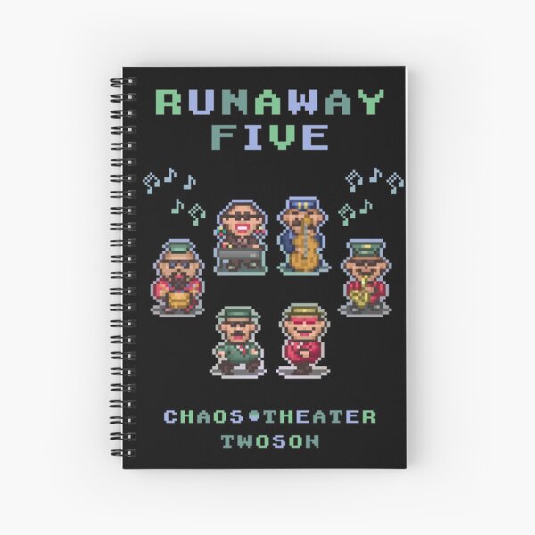 Runaway Five Spiral Notebook
